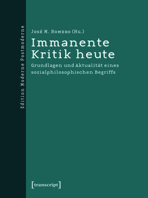 cover image of Immanente Kritik heute